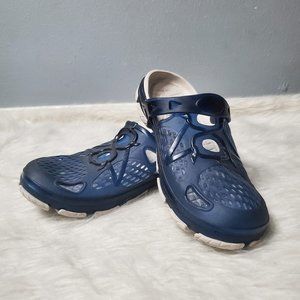 Blue Water Proof Slip on Sandals Clogs, 7.5M, 9.5W